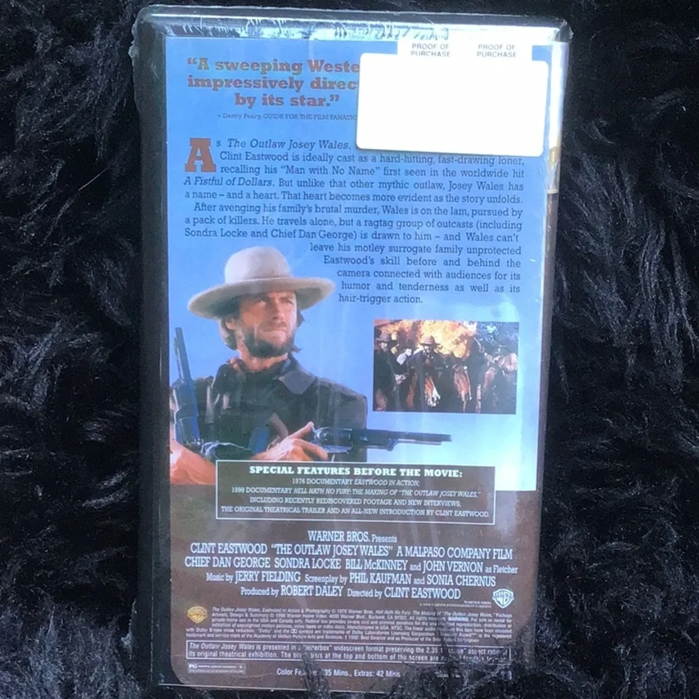 Sealed VHS “ The Outlaw Josey Wales”, 1976 Special Edition